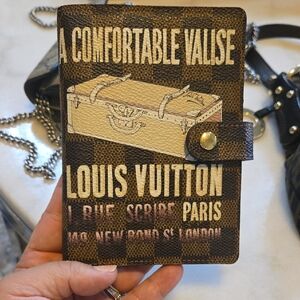 Louis Vuitton Brown Checkered Passport Cover